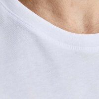 JACK&JONES Herren T-Shirt, 10er Pack - JJEORGANIC BASIC TEE O-NECK, Kurzarm, Bio-Baumwolle Weiß/Marineblau/Schwarz S