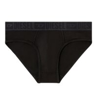 DIESEL Men Briefs, 3-pack - UMBR-ANDRETHREEPACK, briefs, cotton stretch, plain Black/Blue M (Medium)