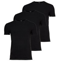 DSQUARED2 Herren T-Shirts, 3er Pack, Rundhals - TRI-PACK T-SHIRT, Cotton Stretch Schwarz S