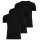 DSQUARED2 Mens T-shirts, 3-pack, crew neck - TRI-PACK T-SHIRT, Cotton Stretch Black S (Small)