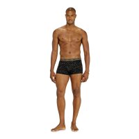 DIESEL Herren Boxershorts, 3er Pack - DAMIEN-UTLT, Trunks, Cotton Stretch, Print Schwarz/Braun M