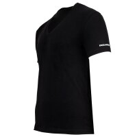 DSQUARED2 Herren T-Shirts, 2er Pack, V-Neck - TWIN-PACK V-NECK T-SHIRT, Cotton Stretch Schwarz M