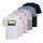 JACK&JONES Mens T-shirts, 5-pack - JCOLOGAN SUMMER PRINT, crew neck, cotton Pink/White/Black S (Small)