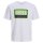 JACK&JONES Mens T-shirts, 5-pack - JCOLOGAN SUMMER PRINT, crew neck, cotton Pink/White/Black S (Small)