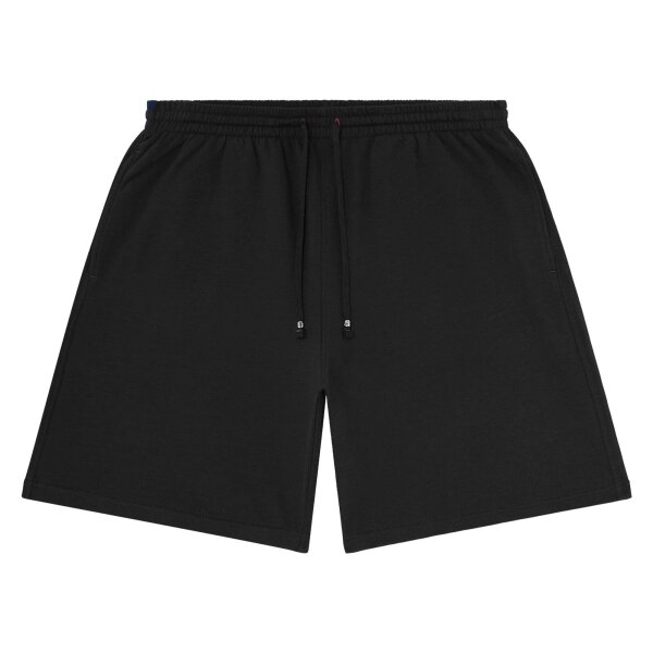 DIESEL Herren Sweatshorts - LUCAS-D-CORE, Baumwolle, einfarbig Schwarz M