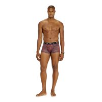 DIESEL Herren Boxershorts, 3er Pack - DAMIEN-UTLT, Trunks, Cotton Stretch Schwarz/Rosa M