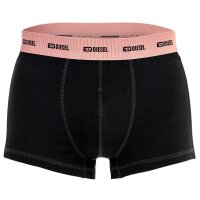 DIESEL Herren Boxershorts, 3er Pack - DAMIEN-UTLT, Trunks, Cotton Stretch Schwarz/Rosa M