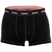 DIESEL Men Boxer Shorts, 3-pack - DAMIEN-UTLT, Trunks, Cotton Stretch Black/Light pink M (Medium)