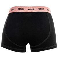 DIESEL Men Boxer Shorts, 3-pack - DAMIEN-UTLT, Trunks, Cotton Stretch Black/Light pink M (Medium)
