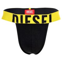DIESEL Herren Strings, 3er Pack - FRITZ-D-POP, Logobund, Cotton Stretch Schwarz/Gelb/Blau/Pink M