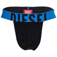 DIESEL Herren Strings, 3er Pack - FRITZ-D-POP, Logobund, Cotton Stretch Schwarz/Gelb/Blau/Pink M