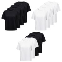 ONLY Women T-shirt Pack of 4 - ONLONLY TEE, round neck,...