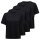 ONLY Women T-shirt Pack of 4 - ONLONLY TEE, round neck, cotton, plain colour Black L (Large)