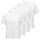 ONLY Women T-shirt Pack of 4 - ONLONLY TEE, round neck, cotton, plain colour White XS (X-Small)