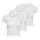 ONLY Women T-shirt Pack of 3 - ONLEMMA SHORT TOP, round neck, cropped, ribbed, plain colour White XS (X-Small)