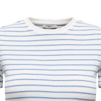 ONLY Women T-shirt Pack of 3 - ONLLUPE STRIPE TEE, short sleeves, round neck, slim fit, stripes White/Blue S (Small)