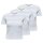 ONLY Women T-shirt Pack of 3 - ONLLUPE STRIPE TEE, short sleeves, round neck, slim fit, stripes White/Blue S (Small)