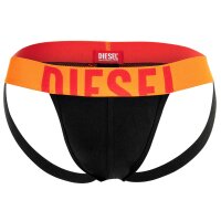 DIESEL Herren Jockstraps, 3 Pack - JOCKY-D-POP, Logobund. Cotton Stretch Schwarz/Gelb/Pink M