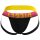 DIESEL Herren Jockstraps, 3 Pack - JOCKY-D-POP, Logobund. Cotton Stretch Schwarz/Gelb/Pink M