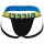 DIESEL Herren Jockstraps, 3 Pack - JOCKY-D-POP, Logobund. Cotton Stretch Schwarz/Gelb/Pink M