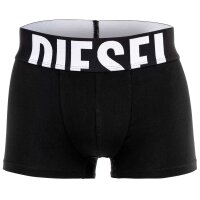 DIESEL Herren Boxershorts, 3er Pack - UMBX-DAMIENTHREEPACK, Trunks, Cotton Stretch, Big Logo Schwarz M