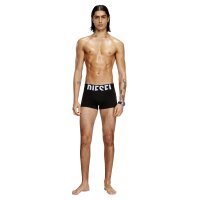 DIESEL Herren Boxershorts, 3er Pack - UMBX-DAMIENTHREEPACK, Trunks, Cotton Stretch, Big Logo Schwarz M