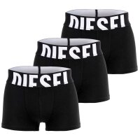 DIESEL Men Boxer Shorts, 3-pack - UMBX-DAMIENTHREEPACK, Trunks, Cotton Stretch, Big Logo Black M (Medium)