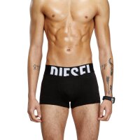 DIESEL Men Boxer Shorts, 3-pack - UMBX-DAMIENTHREEPACK, Trunks, Cotton Stretch, Big Logo Black M (Medium)