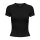 ONLY Damen T-Shirt 3er Pack - ONLVAL LIFE O-NECK TOP, Rundhals, Baumwolle, einfarbig Schwarz XS