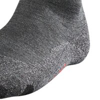 FALKE Damen Socken 2er Pack - Trekking Socken TK 2, Ergonomic, Merinowoll-Mix Anthrazit  37-38
