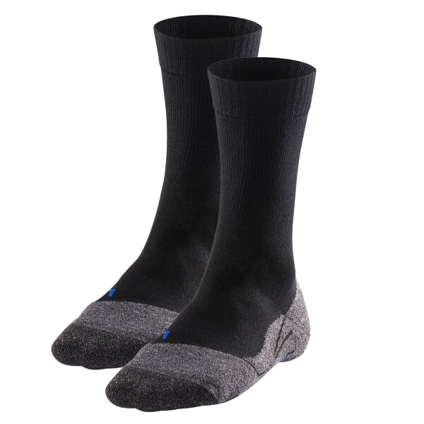 FALKE Men’s Trekking Socks Pack of 2 – TK2 Explore Cool Men, Hiking Socks, Medium Cushioning Black 42-43 (UK 8-9)