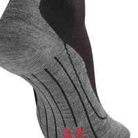 FALKE Herren Ergonomic Fitness Lauf Socken, Sport System 2er Pack - RU4 Sportsocken Schwarz/Grau (3010) 39-41 (5.5-7.5 UK)