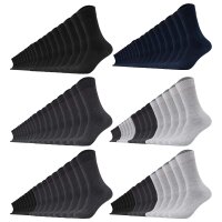 Camano unisex socks pack of 18 - Comfort Socks, plain colour