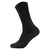 Camano unisex socks pack of 18 - Comfort Socks, plain colour Black 47-49 (UK 12-15)