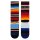 STANCE Unisex Socken, 3er Pack - CURREN ST CREW, Streifen, Fair-Isle-Muster, Baumwoll-Mix Rot 43-46