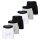 STANCE Mens Boxer Briefs, 6-Pack - Boxer Briefs, Performance Boxer Briefs Black/White/Gray 2XL (XX-Large)