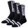 STANCE Unisex Socken, 3er Pack - OG Crew, Logo, Crew Socken mit Streifen Schwarz 38-42