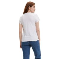 Levis Damen T-Shirt, 2er Pack - Perfect Tee, Rundhals, Baumwolle Schwarz/Weiß S