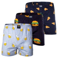 Happy Shorts Mens woven boxer shorts, pack of 3 –...