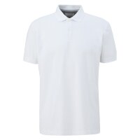 s.Oliver Mens Polo Shirt, 2-pack – Basic, polo collar, cotton, plain White/Dark Blue XL (X-Large)
