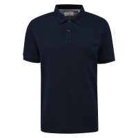 s.Oliver Mens Polo Shirt, 2-pack – Basic, polo collar, cotton, plain White/Dark Blue XL (X-Large)