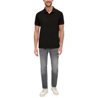 s.Oliver Herren Poloshirt, 2er Pack - Basic, Polokragen, Baumwolle, einfarbig Weiß/Schwarz M