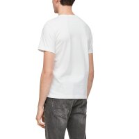 s.Oliver Men T-shirt, 4-pack – Basic, crew neck, cotton, plain White S (Small)