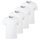 s.Oliver Herren T-Shirt, 4er Pack - Basic, Rundhals, Baumwolle, einfarbig Weiß S