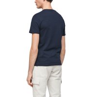 s.Oliver Herren T-Shirt, 4er Pack - Basic, Rundhals, Baumwolle, einfarbig Dunkelblau S