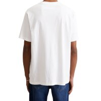 Marc OPolo Denim Herren T-Shirt, 2er Pack - Relaxed Fit, Baumwolle, Logo, einfarbig Schwarz/Weiß S