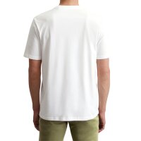 Marc OPolo Mens T-shirt, 2-pack – Large logo, regular fit, cotton, logo print, plain White S (Small)