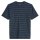 Marc OPolo Herren T-Shirt, gestreift - Slub-Jersey, Rundhals, Regular Fit, Baumwolle Blau M