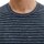 Marc OPolo Herren T-Shirt, gestreift - Slub-Jersey, Rundhals, Regular Fit, Baumwolle Blau M