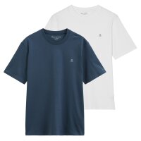 Marc OPolo Herren T-Shirt, 2er Pack - Small-Logo, Regular...